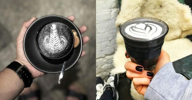 Hur man gör svart latte?