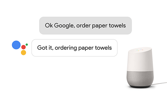 Konsumenter kan nu handla från deltagande Google Express-återförsäljare med Google Assistant på Google Home.