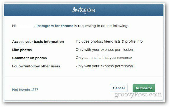 Instagram för Chrome tillåter användare att bläddra på Instagram i deras webbläsare