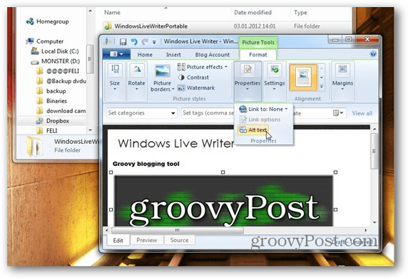 Hur man kör Windows Live Writer från Dropbox