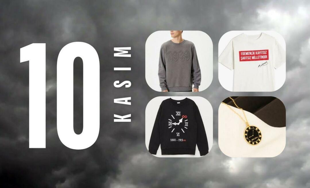 Vad finns i kollektionen för 10 november? 10 november designade t-shirts