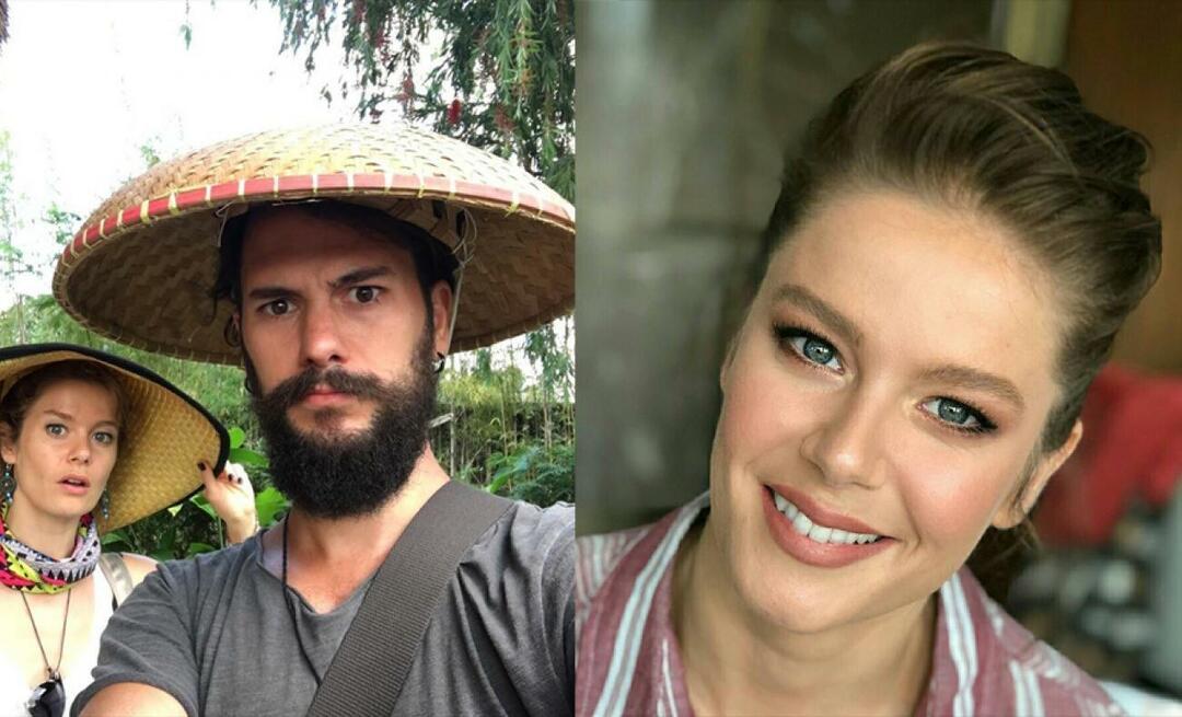 Burcu Biricik delade ett foto med sin man! Det var en sådan kommentar på bilden