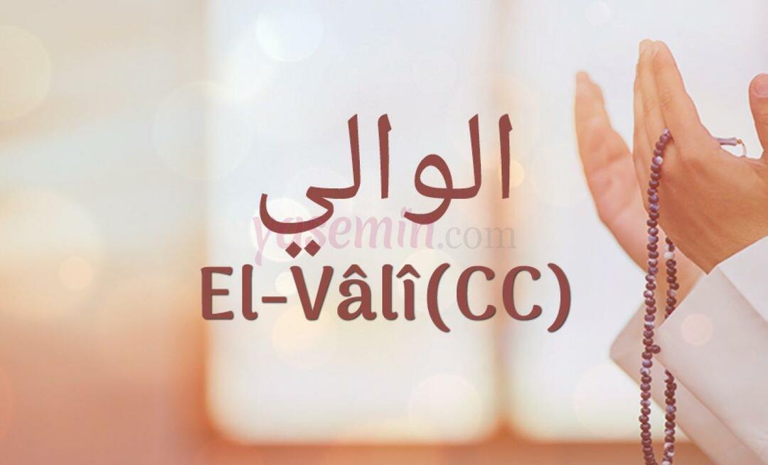 Vad betyder Al-Vali (c.c) från Esma-ul Husna? Vilka är dygderna med al-Vali (c.c)?