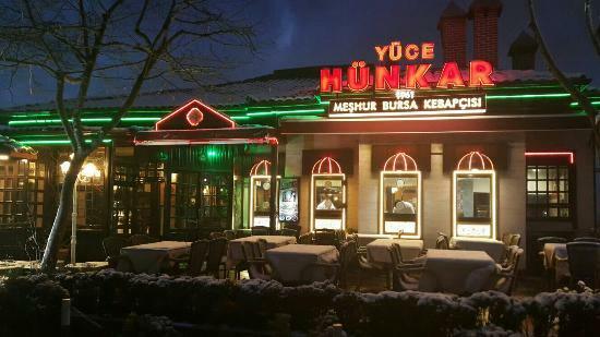 Supreme Hünkar berömda Bursa Kebab restaurang