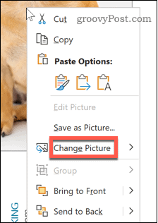 Alternativ för Word Change Picture