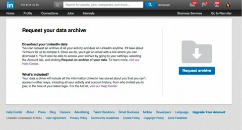 linkedin-dataarkiv