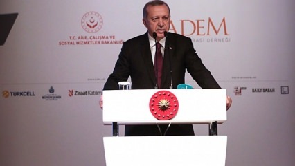 President Erdoğan: De som kränker kvinnors rättigheter kommer att dömas hårt