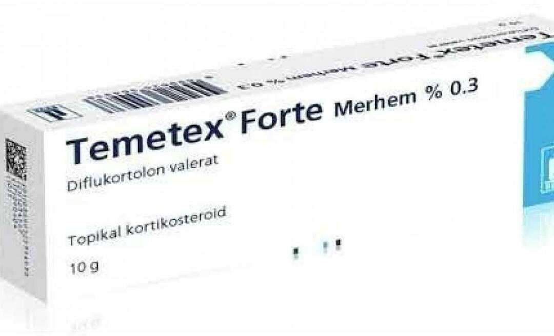 Vad är Temetex kräm, vilka är dess biverkningar? Användningen av Temetex kräm!