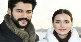 Romantiska poser från paret Burak Özçivit och Fahriye Evcen! Det inträffade en incident på sociala medier