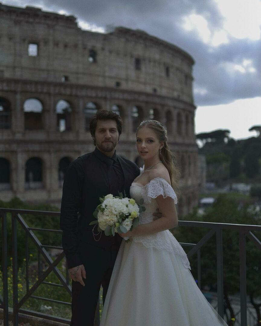 Det berömda parets bröllop hölls i Rom