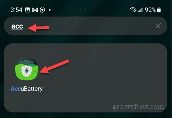 starta batteri för Android