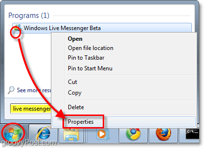 Så här sätter du Live Messenger i Windows 7-systemfacket