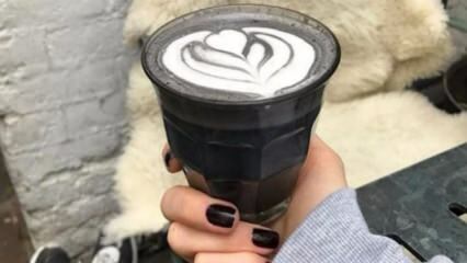 Den nya hälsotrenden: träkol latte