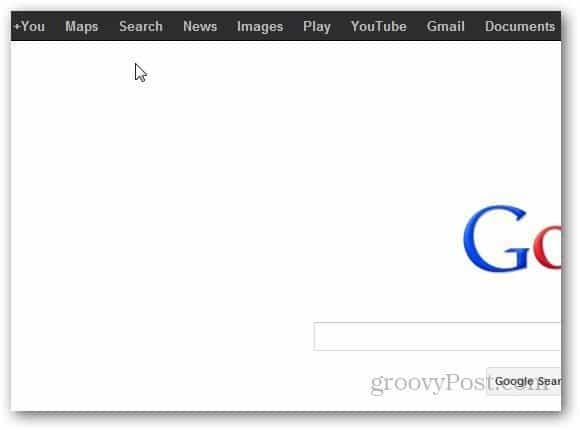 Anpassa Google Navigation Bar i Google Chrome [Extension]