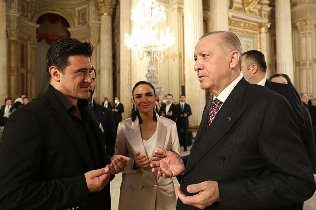 Hakan Ural och president Recep Tayyip Erdogan
