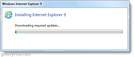 Internet Explorer 9 Beta Installera långsamt, uppdateringar, nedladdning