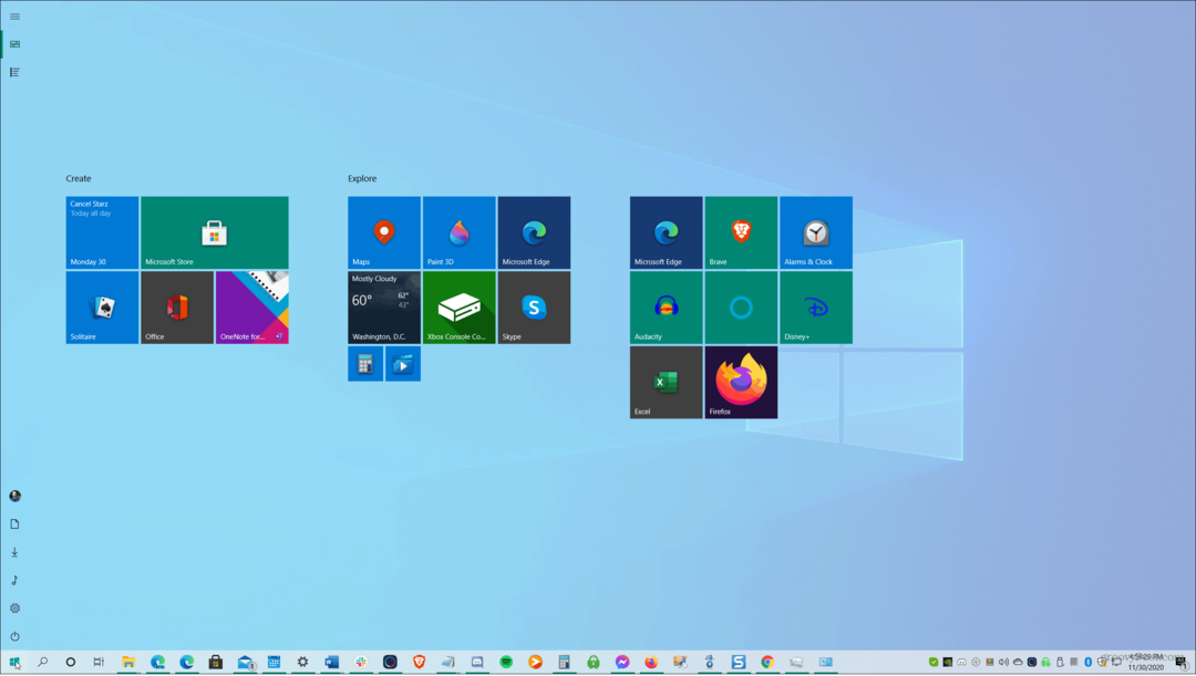 Hur man gör Windows 10 Start-meny i helskärm