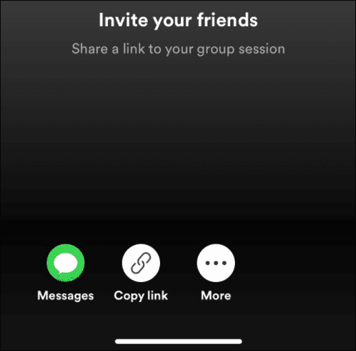  bjud in lyssna på spotify med vänner