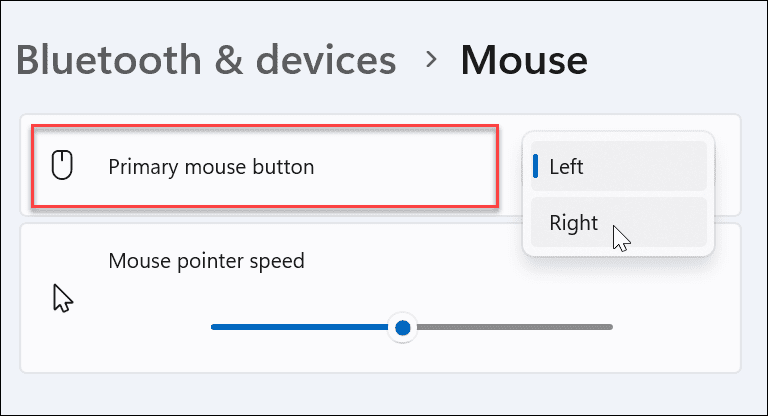 Gör musen vänsterhänt i Windows