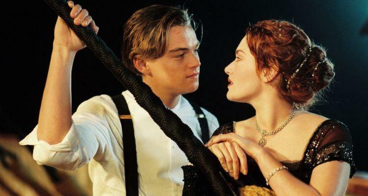 En stillbild från filmen Titanic