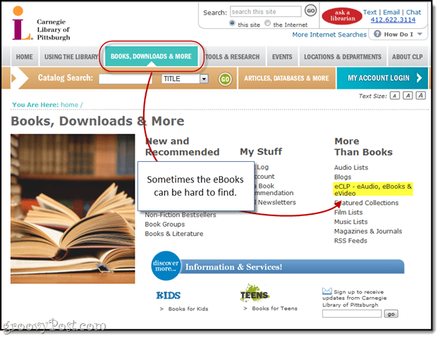 hitta ditt biblioteks digitala innehåll