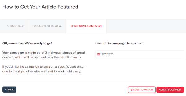 MissingLettr.com tar hand om att marknadsföra ditt blogginlägg i 12 månader.
