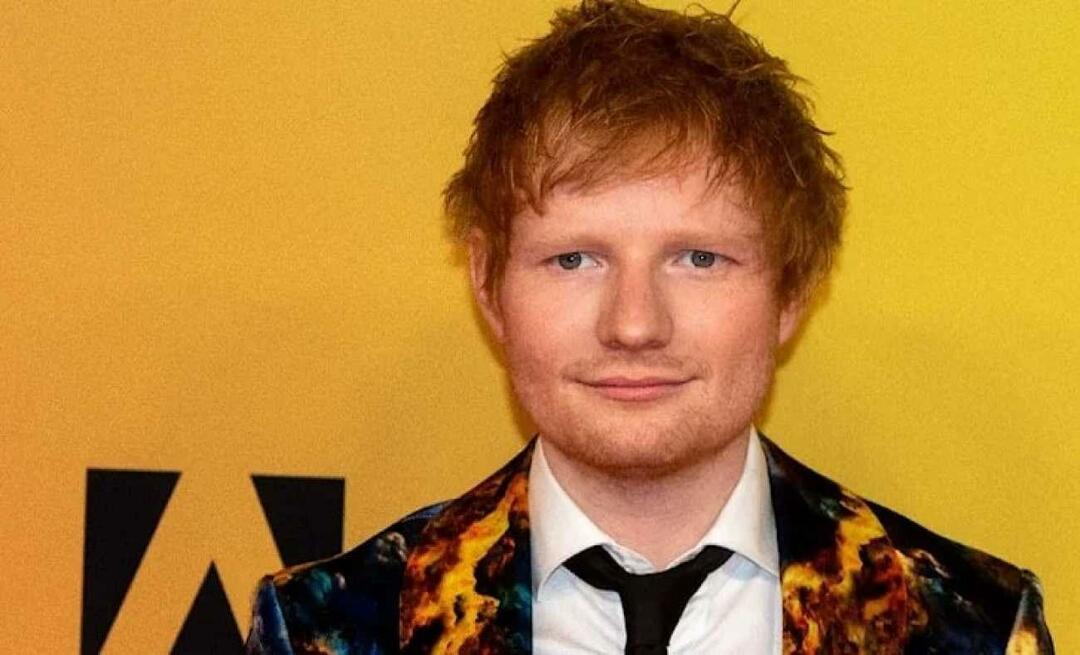 Otrolig kampanj från den världsberömda sångaren Ed Sheeran! Så mycket fick mig att ge upp