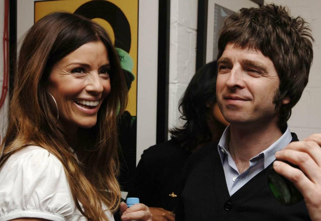 Noel Gallagher och Sara Macdonald