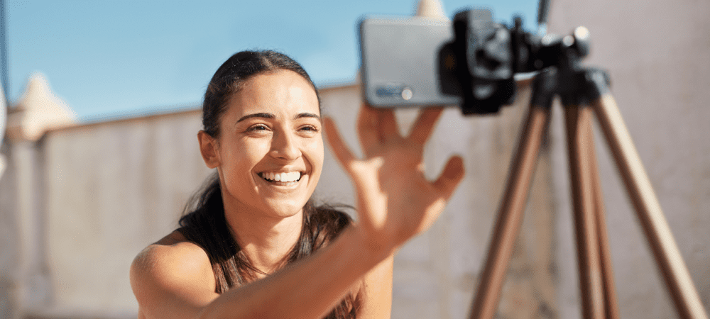 Hur man tar en selfie på Android