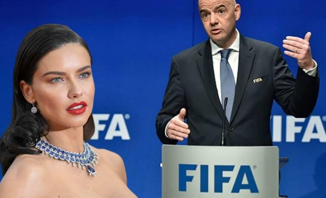 Valde Adriana Lima, gjorde en enda röra