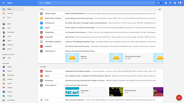 rörigt brevlåda google gmail inkorg