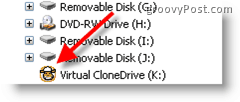 Montera ISO-bild med VirtualClone Drive