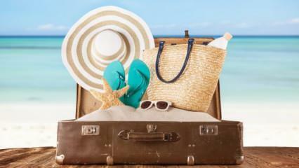 Hur är resväskan förberedd? 10 saker du måste ha i din resväska! Att göra-lista för semestern