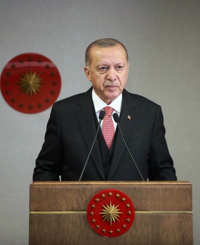 ordförande erdoğan talade efter regeringsmötet