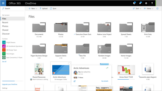 Microsoft uppdaterar OneDrive med förbättrade användargränssnitt och delningsalternativ