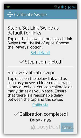 Android App LinkSwipe gör mer än bara öppna länkar