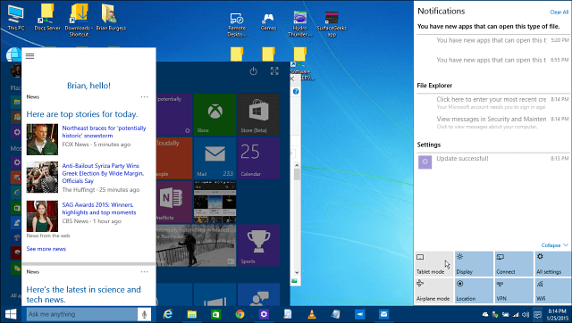 Windows 10 Teknisk förhandsvisning