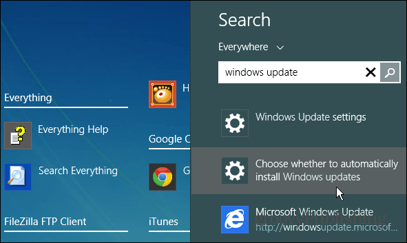 Sök i Windows-uppdateringar