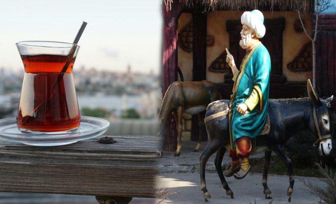 Nasreddin Hodja och turkiskt te kom med på UNESCO