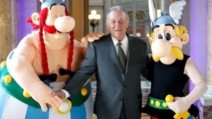 Albert Uderzo, tecknad filmmästaren av tecknadshjälten Asterix, hittades död i sitt hem!