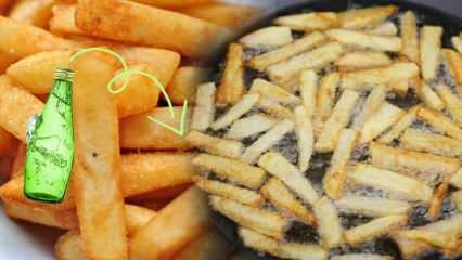 Hur gör man pommes frites med läsk som smakar chips? Pommes frites med mineralvatten