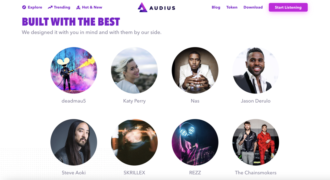 audius-music-streaming-webbplats