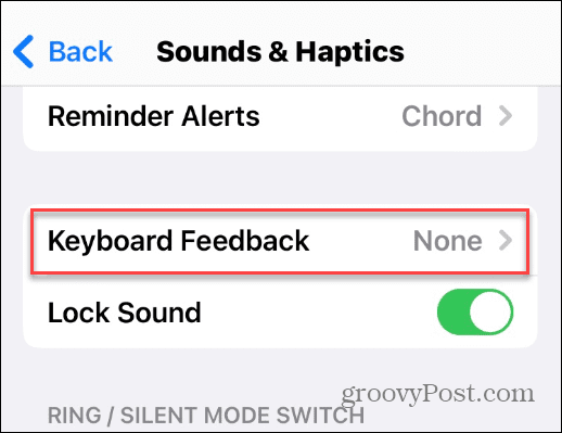 Aktivera Haptic Feedback på iPhone-tangentbord