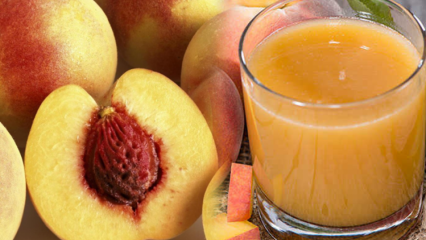 Vilka är fördelarna med persika? Persika te för tarmreglering! Om du dricker persikajuice ..