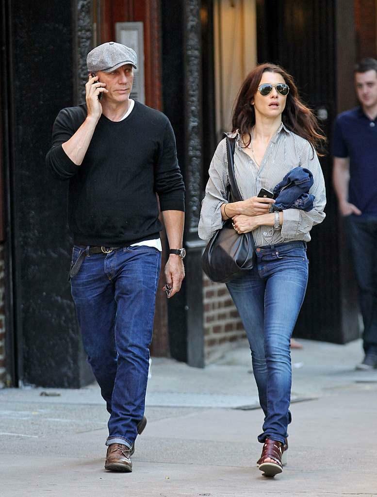 Daniel Craig och hans fru Rachel Wisz