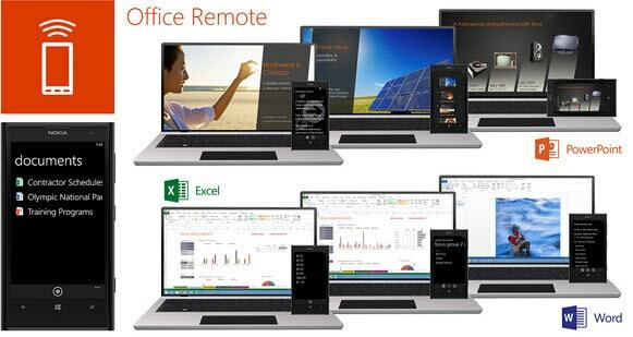 Kontrollera dina presentationer och andra kontordokument med Office Remote