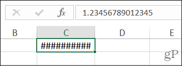 Nummer symboler i Excel