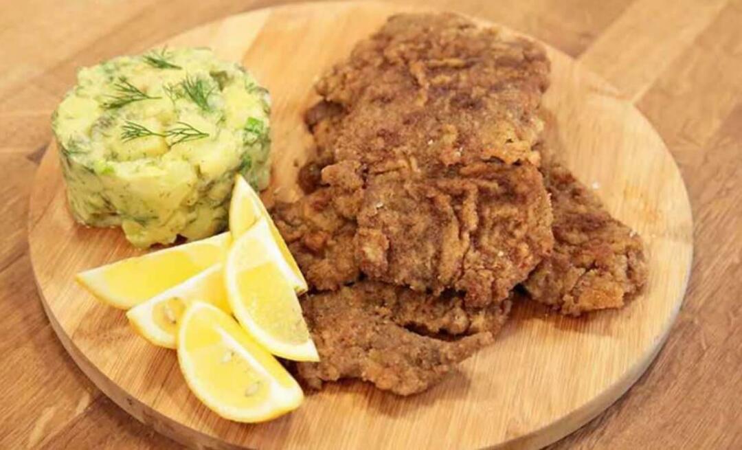 Var redo att äta på 30 minuter! Hur man gör kalvschnitzel Recept på wiensk nötschnitzel!