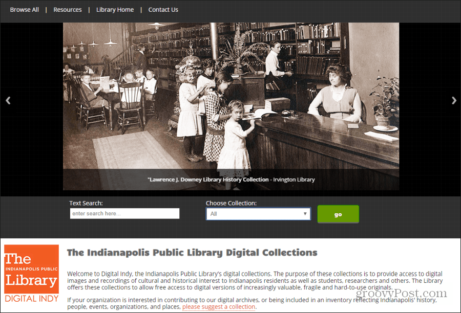 indianapolis digitala arkiv