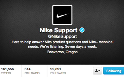 nike support